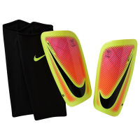 Nike Mercurial Lite Shin Guard (Orange/Volt) (S)