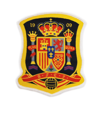 Spain Soccer Shield Patch (Yellow/RED/Blue)