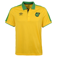 Umbro Men's Jamaica Polo Shirt, Gold Large