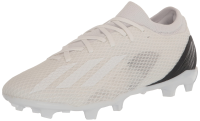 adidas Unisex X SPEEDPORTAL.3 Firm Ground Soccer Shoe, White/White/Black, 10 US Men