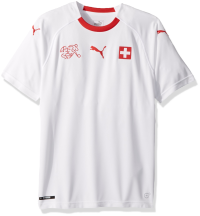 PUMA Men's Suisse Shirt Replica, Away White red, XL