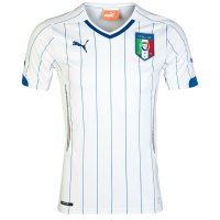 PUMA Italy Youth Away Soccer Jersey- 2014 World Cup (YXL) White