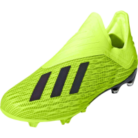 adidas Kid's X 18+ FG Soccer Cleat, 6.0 D(M) US, Solar Yellow/Core Black/Cloud White