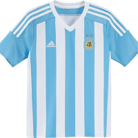 adidas Kids Argentina Home Soccer Jersey White/Sky Blue Youth X-Large