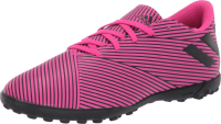 adidas Unisex-Kid's Nemeziz 19.4 Turf Soccer Shoe, Shock Pink/Black/Shock Pink, 1.5 M US Little Kid