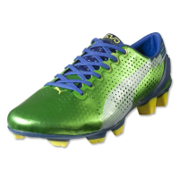 PUMA Men's Evospeed 1 FG SL-M, Jasmine Green/White/Monaco Blue, 9.5 D US