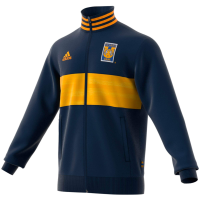 adidas 2019-2020 Tigres UANL 3 Stripes Track Jacket (Night Indigo/Collegiate Gold) (M)