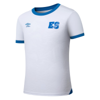 Umbro Men's Soccer El Salvador 2025 Home & Away Jersey - Celebrating Cultural Tradition with Innovative Designs (US, Alpha, XX-Large, Regular, Regular, Away - White)