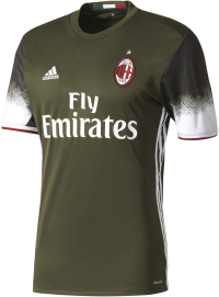 adidas AC Milan 3rd 16/17 Jersey (2XL)