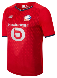 New Balance Men's Lille OSC Short Sleeve Jersey, Home , X-Large