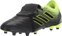 adidas Men's Copa Gloro 19.2 Firm Ground, Black/Black/Solar Yellow, 11 M US