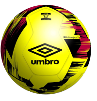 Umbro Neo Futsal Liga Ball, Size Senior, Yellow/Black/red