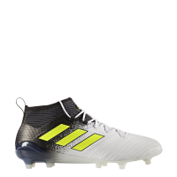 adidas Ace 17.1 FG (White/Black/Neon) (9)