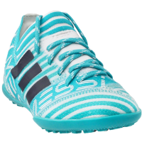 adidas Boy's Nemeziz Messi Tango 17.3 TF J, White/Legend Ink/Energy Blue, 2 Medium US Little Kid