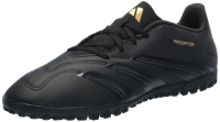 adidas Club Turf Sneaker, Black/Carbon/Gold Metallic, 9