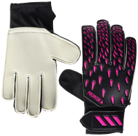 adidas Unisex-Adult Training Predator Goalie Gloves, Black/Shock Pink, 5