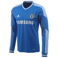 adidas Chelsea Home Jersey Long Sleeve (2XL) Blue