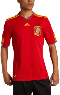 Spain Home Jersey (Red, XLarge)