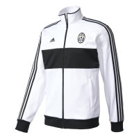 Adidas Mens Adidas Soccer Men's Juventus 3 Stripe Track Top, White/Black, Xx-Large
