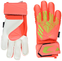 Unisex-Child Match Fingersave Predator Goalie Gloves Solar Red/Team Solar Green/Team Solar Green 4