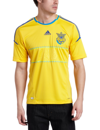 Ukraine Home Authentic Soccer Jersey, X-Large