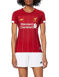 New Balance Womens International Soccer 2019-2020 Short Sleeve Jersey Liverpool F.C., Home, 8