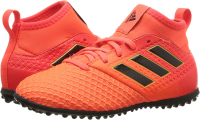 adidas Boy's ACE Tango 17.3 TF J Soccer Shoe, White/Solar Yellow/Black, 13.5 Medium US Little Kid