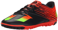 adidas Performance Men's Messi 15.3 Soccer Shoe,Black/Shock Green/Solar Red,13 M US