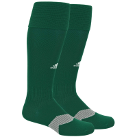 adidas Metro Soccer Socks (1 Pair) Discontinued, Collegiate Green/White/Clear Grey/4, X-Small