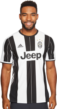 International Soccer Juventus Men's Jersey, Small, White/Black