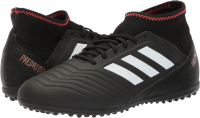 adidas Turf Predator Tango 18.3 Soccer Shoe (unisex-adult) core black/white/solar red 13 M US Big Kid
