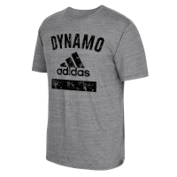 adidas MLS LAFC Men's Triblend Equipment T-Shirt, Small, Dark Grey Heathered
