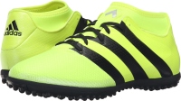 adidas Men's ACE 16.3 Primemesh TF Soccer Shoe, Solar Yellow/Black/Metallic Silver, 8 M US