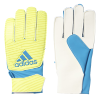 adidas Performance X Win Training Goalie Gloves, Solar Yellow/Solar Blue, Size 9