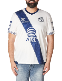 Umbro 2019-20 Puebla Home Jersey - White-Navy M