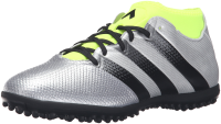 adidas Men's ACE 16.3 Primemesh TF Soccer Shoe, Silver Metallic/Black/Electricity, 8.5 M US