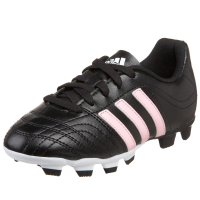 adidas Goletto II TRX FG Soccer Cleat (Little Kid/Big Kid),Black/Diva/White,6 M US Big Kid