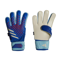 adidas Unisex-Adult Match Predator Fingersave Goalie Gloves Bright Royal/Bliss Blue/White 11