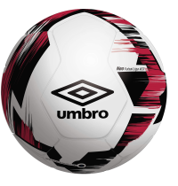 Umbro Neo Futsal Liga Ball, Size Senior, White/Black/red