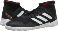 adidas Indoor Predator Tango 18.3 Soccer Shoe (unisex-adult) core black/white/solar red 10 M US Big Kid