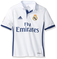 adidas Boys' Authentic Jersey, White/Purple, X-Small