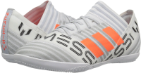 adidas Boy's Nemeziz Messi Tango 17.3 in J Soccer Shoe, White/Solar Orange/Black, 2 Medium US Little Kid