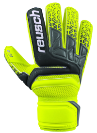 Reusch Soccer Prisma Prime S1 Goalkeeper Gloves Yellow/Black, 10