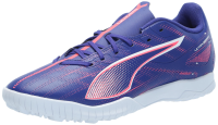 PUMA Men's Ultra Play Turf Trainer Soccer Cleats, 10, Lapis Lazuli White-Sunset Glow