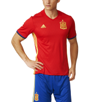 adidas International Soccer Spain Men's Jersey, XX-Large, Red/Yellow