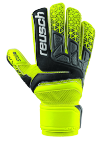 Reusch Soccer Prisma SG Extra Goalkeeper Gloves Yellow/Black, 7
