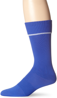 adidas Metro II Soccer Sock, Cobalt/White, Large