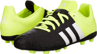 Adidas ACE 15. 4 FxG Junior Soccer Cleats 8.5K Black/White/Solar Yellow
