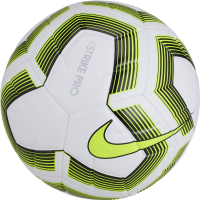 NIKE Unisex's Strike Pro Team Football, White/Black/Volt/Black, 5