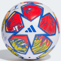adidas Unisex-Adult UCL League Soccer Ball, White/Glory Blue/Flash Orange, 5